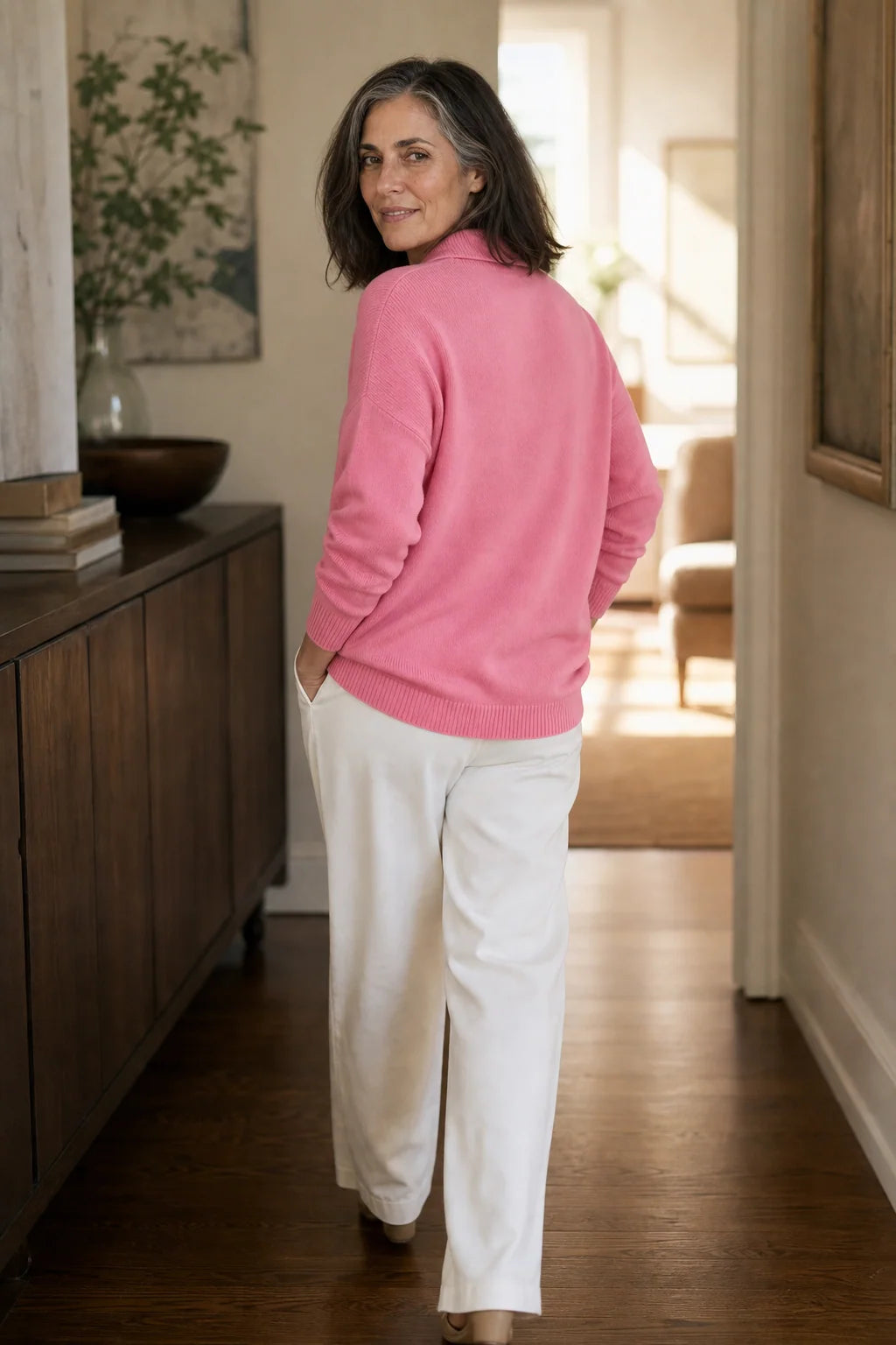 🎁New Arrivals 🔥Full Size Soft-Touch V-Neck Sweater