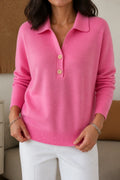 🎁New Arrivals 🔥Full Size Soft-Touch V-Neck Sweater
